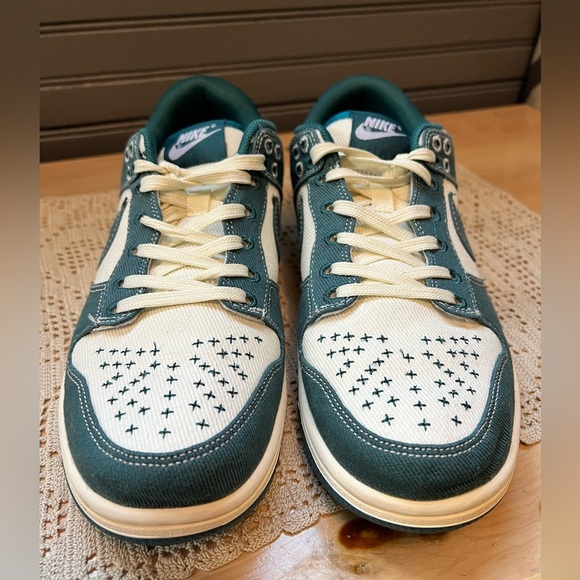 Nike Dunk Low Blue Sashiko Men’s Size 7 - Picture 3 of 10